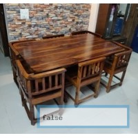 Masă dining lemn masiv, 6 persoane